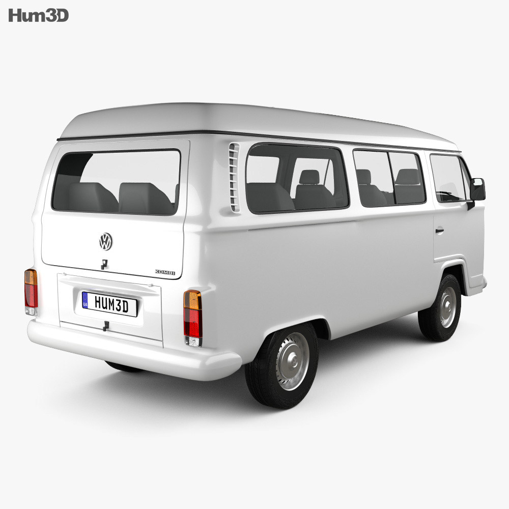 Volkswagen Kombi (T2) 2014 3D模型 后视图
