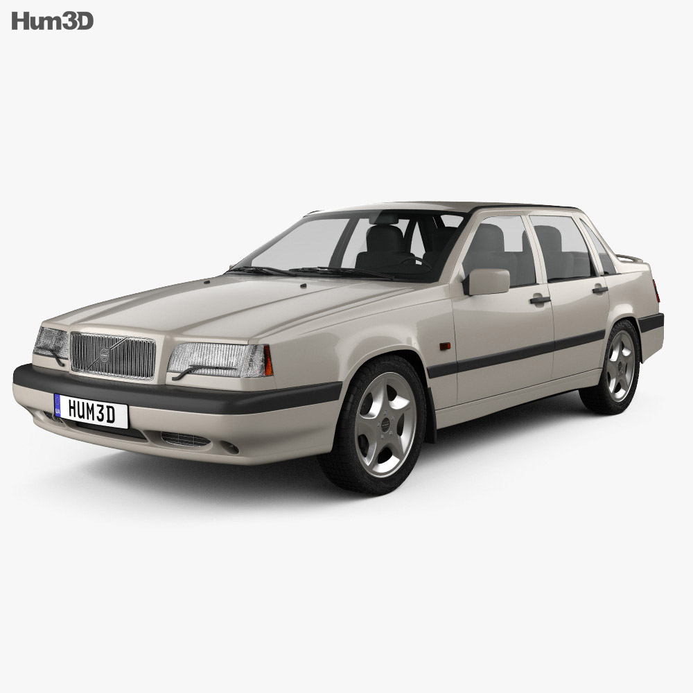 Volvo 850 세단 1997 3D 모델 