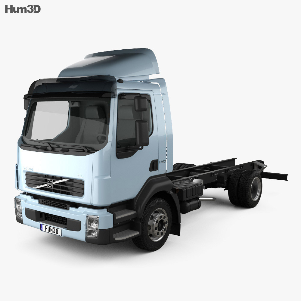 Volvo Fl Chassis Truck 2014 3d Model Vehicles On Hum3d
