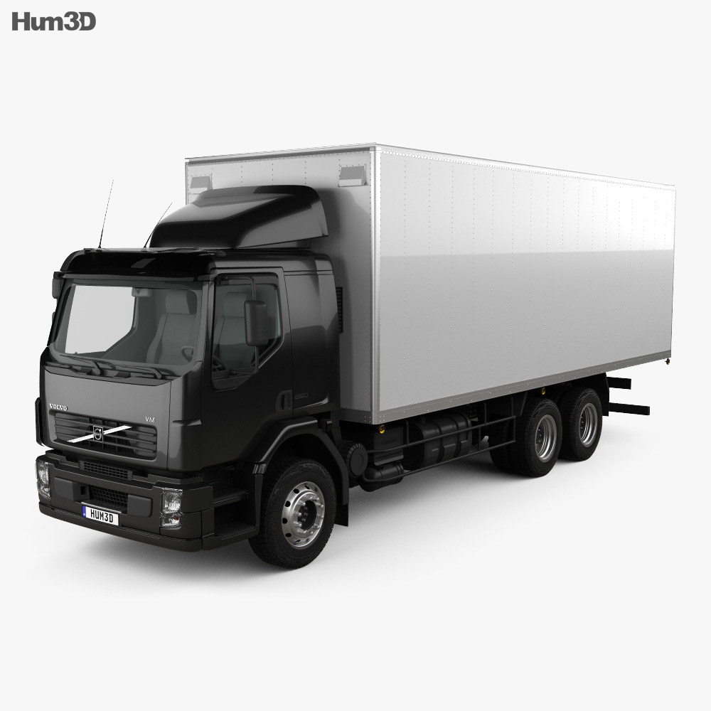 Volvo VM Box Truck 2012 3d model