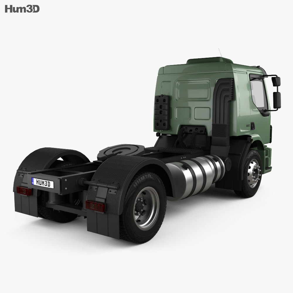 Volvo VM Tractor Truck 2015 3d model back view