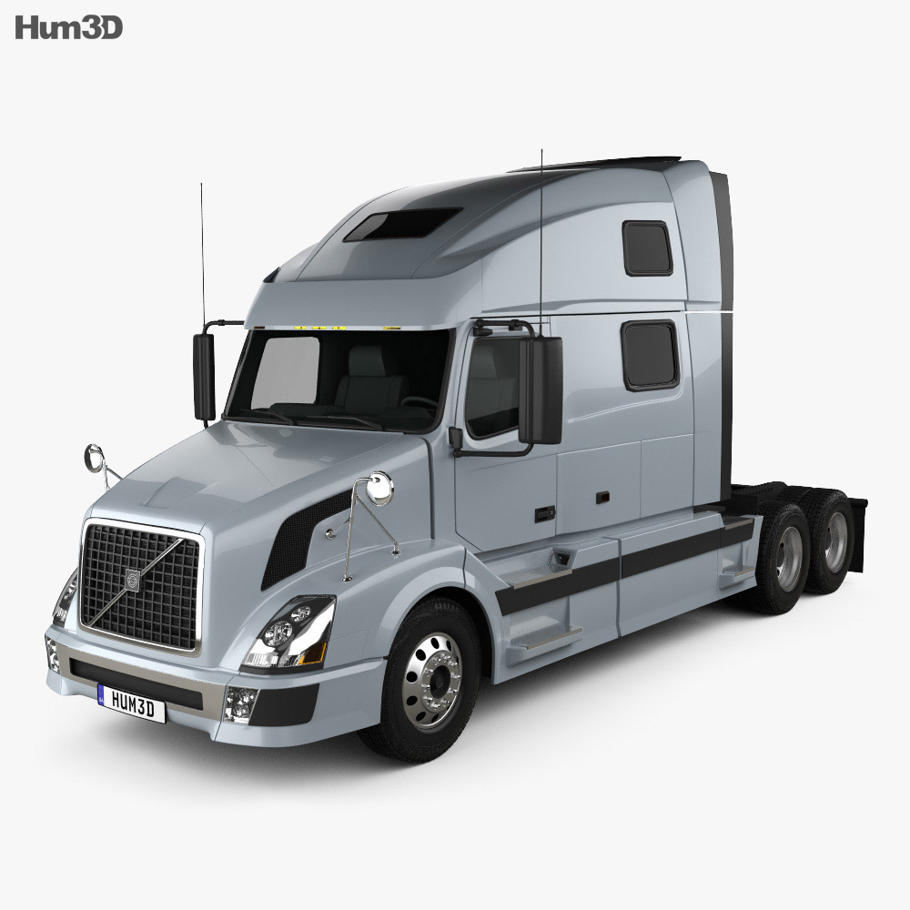 Volvo VNL 트랙터 트럭 2014 3D 모델 
