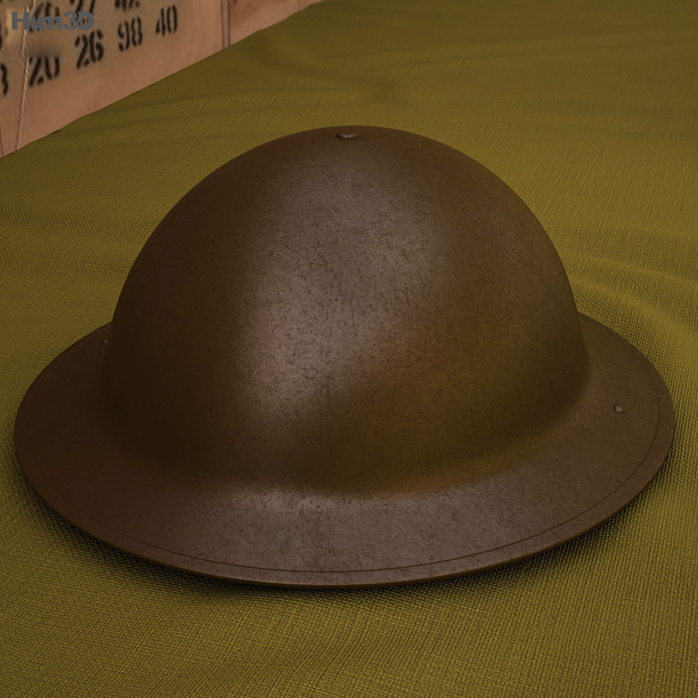 Brodie-Helm 3D-Modell