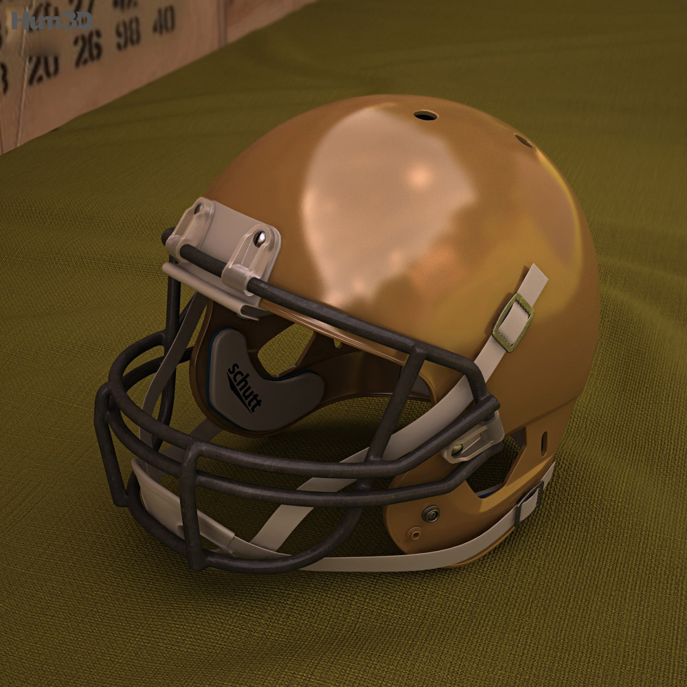 Casco da football Modello 3D