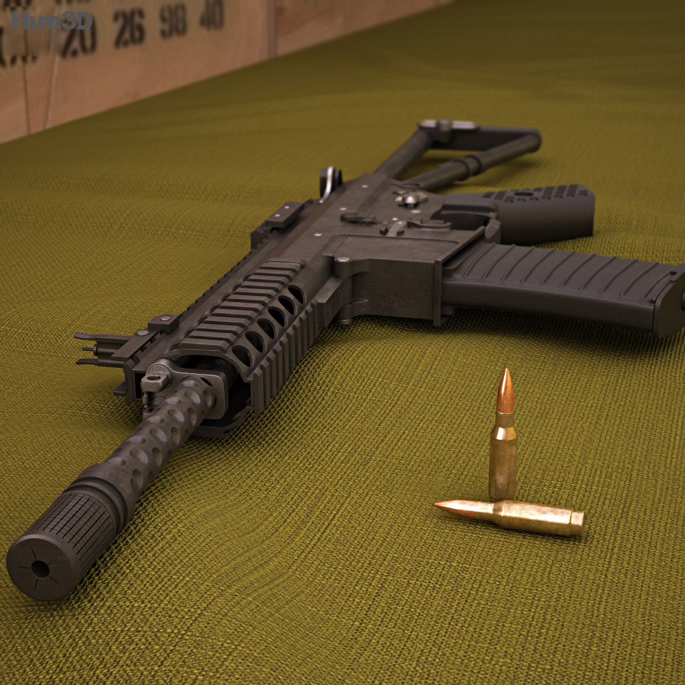 KAC PDW 3D model - Weapon on Hum3D