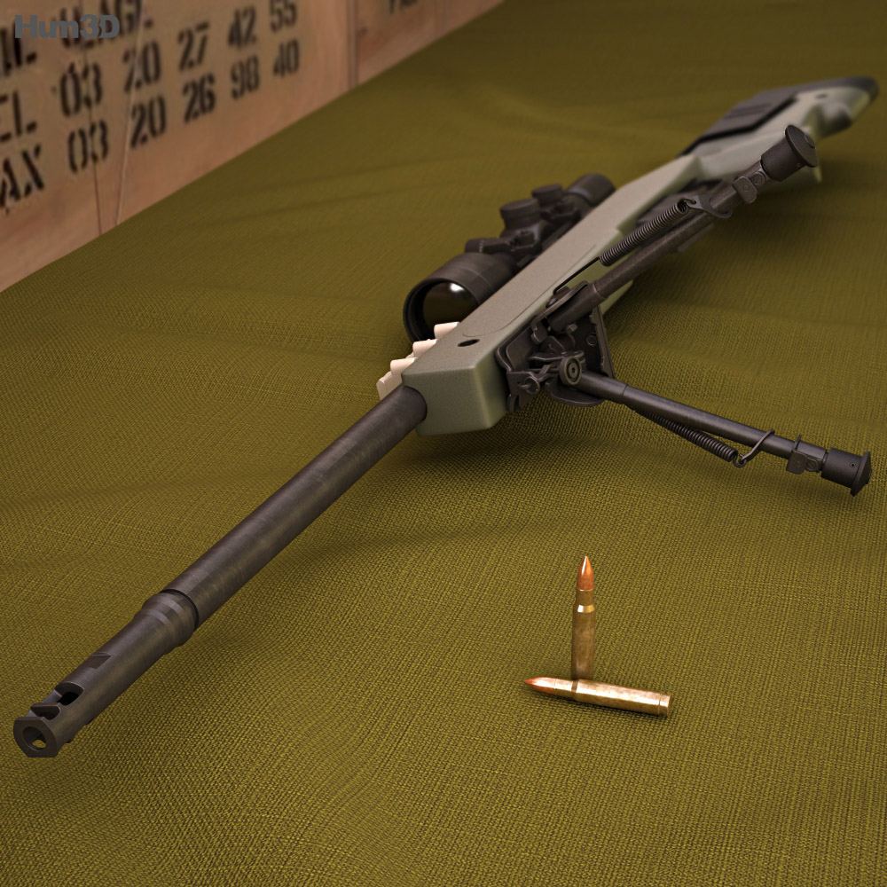 Remington M40A5 3d model