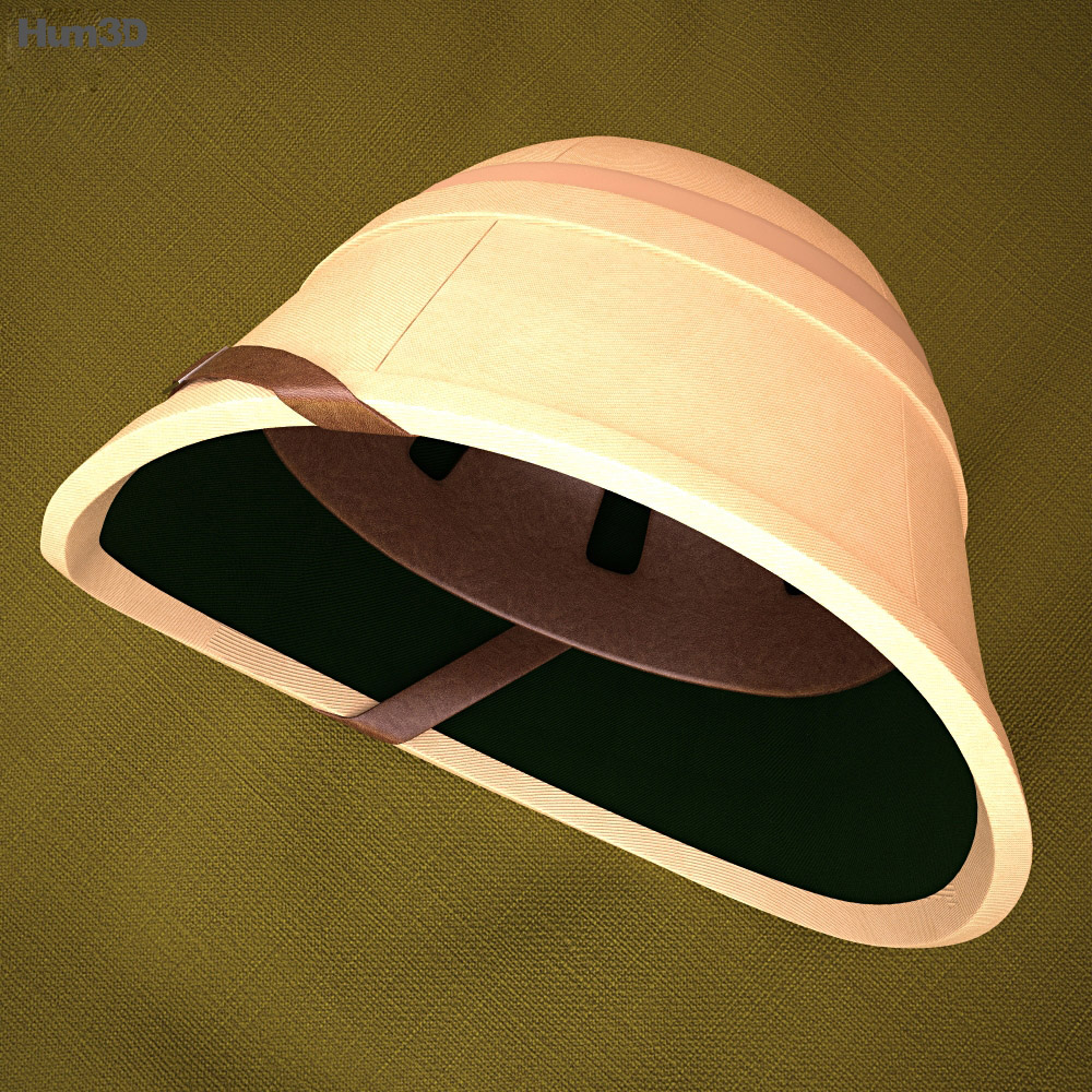 木髓帽 3D模型