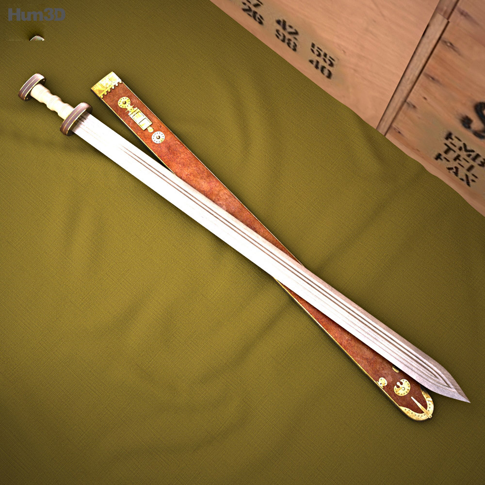 Spatha épée Modèle 3d