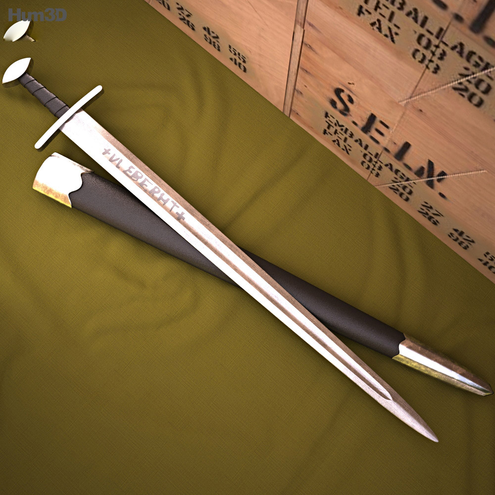Viking Ulfberht Sword Modello 3D