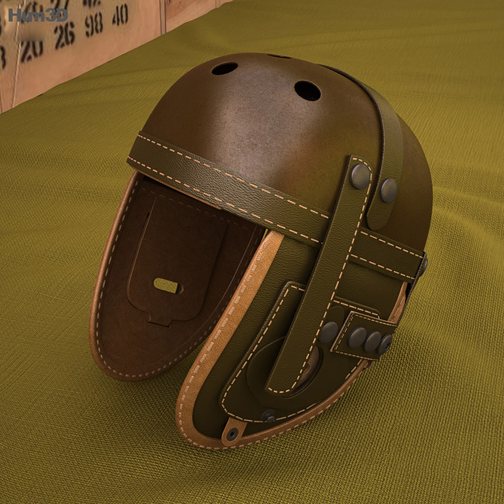 WW2 US M38 Tank Helmet 3d model