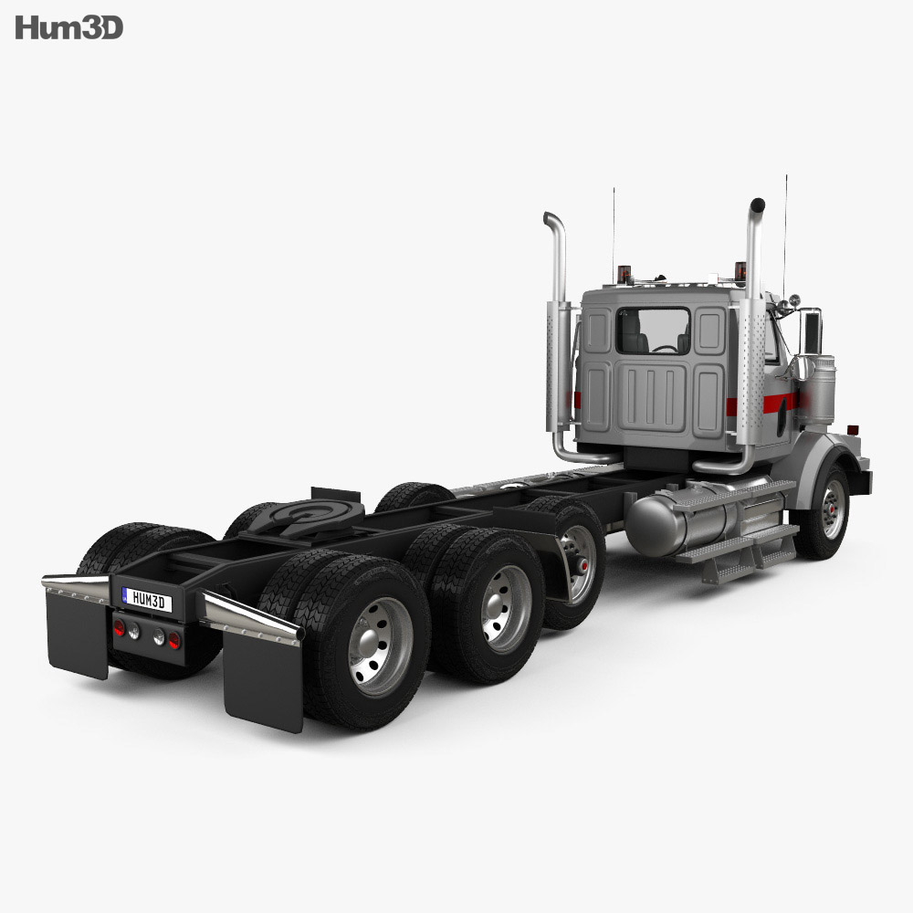 Western Star 4900 SB Day Cab Tractor Truck 2008 3D model - Vehicles on ...