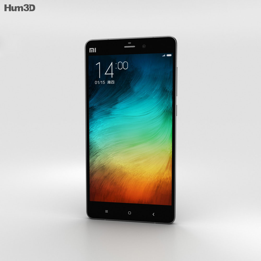 Xiaomi Mi Note Pro Negro Modelo 3D