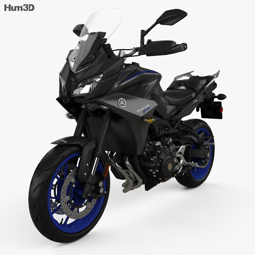 Yamaha MT-09 Tracer 2018 3D model - Vehicles on Hum3D