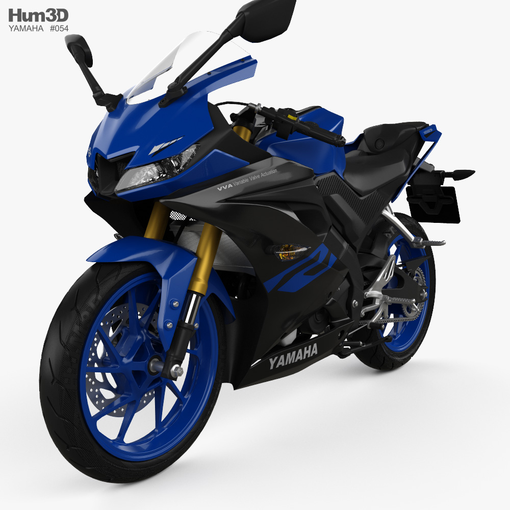 Yamaha R15 2020 3D 모델 