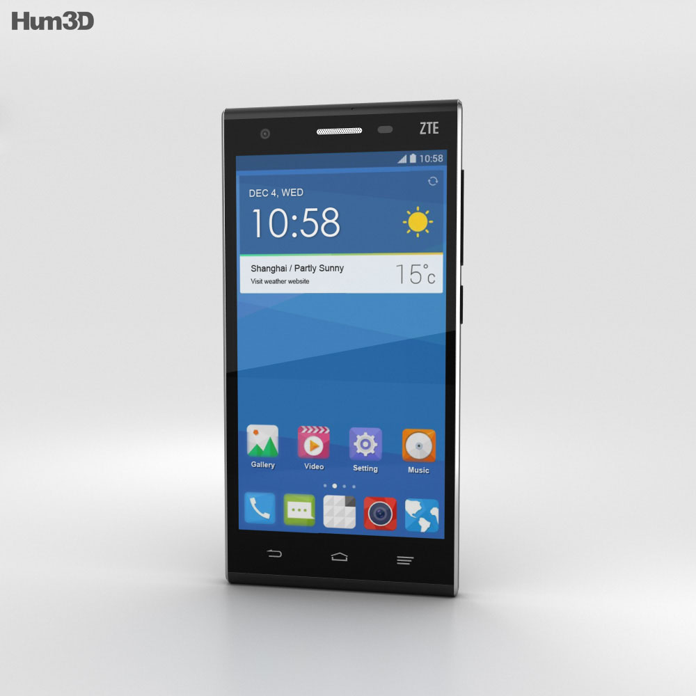 ZTE Star II Black 3d model