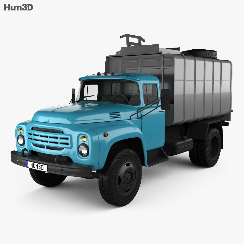 ZIL 130 Camion della spazzatura 1964 Modello 3D