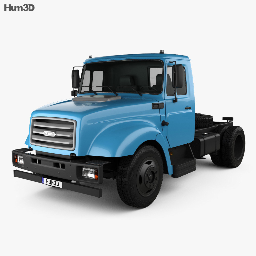 ZiL 43276T Camión Tractor 2015 Modelo 3D