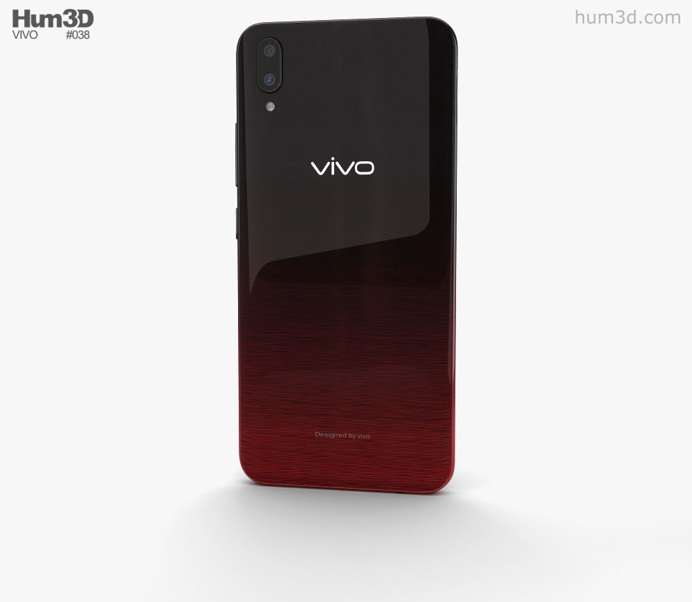 Vivo V11 Supernova Red 3d model
